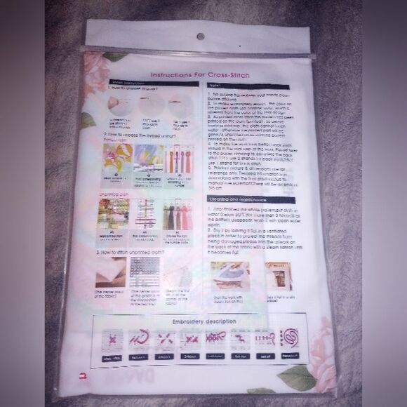 Starry Night Cat Cross Stitch Kit 11 Cout 3 Strand NWT - Picture 8 of 8